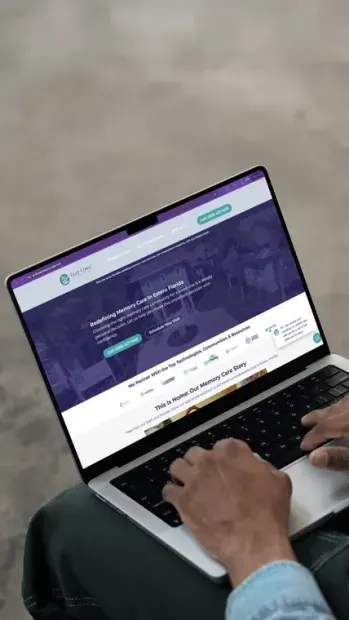 Gulf Coast Memory Care landing page