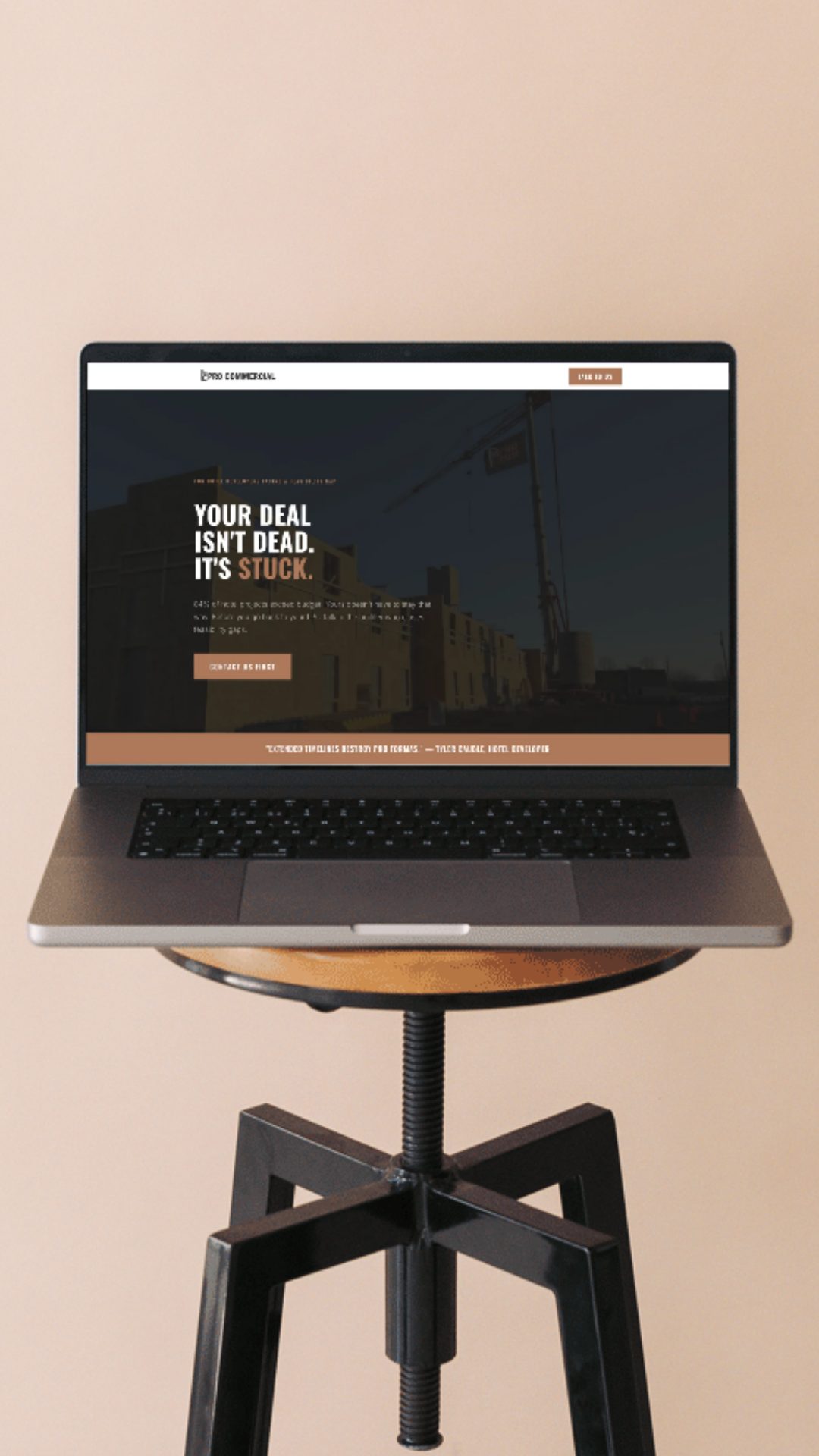Pro Commercial landing page